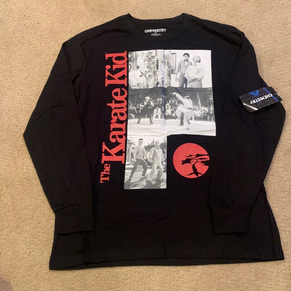 NWT Karate Kid Long Sleeve T-Shirt. Sz. Medium